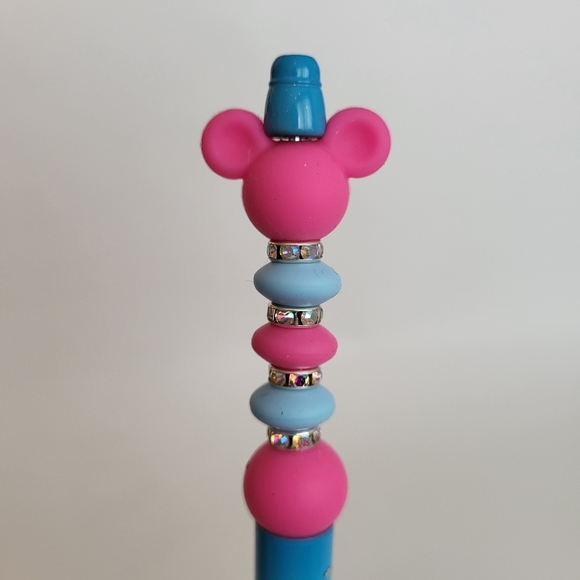 Beaded Pen Disney Mickey Mouse Minnie Mouse Ears - Picture 5 of 5